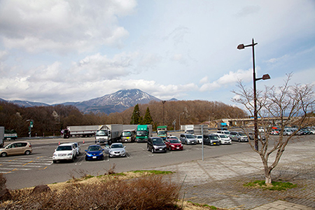 Bandai山SA（上）SA的Bandai山的图片