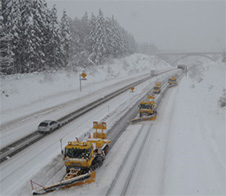 Photo of snow removal work