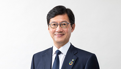代表取締役社長 CEO（最高経営責任者） 由木　文彦（ゆき ふみひこ）の写真