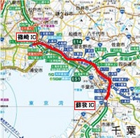 京葉道路の位置図のイメージ画像