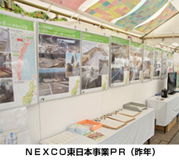 NEXCO東日本事業PR（昨年）のイメージ画像