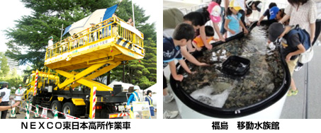 NEXCO東日本高所作業車 福島 移動水族館のイメージ画像