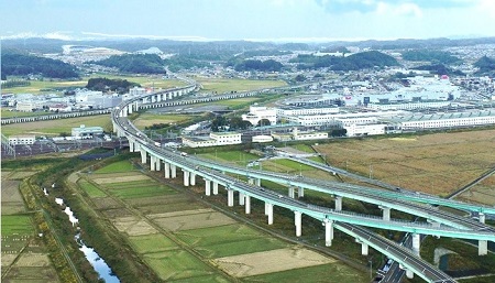 仙台北部道路的照片