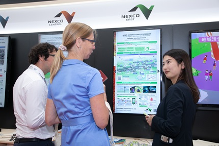 国際イベント出展による技術紹介の写真