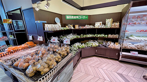 地産品の販売コーナー（東北道　蓮田SA上り線）のイメージ画像