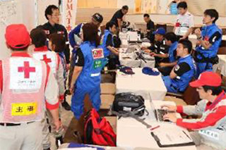 指揮所の設営のイメージ画像