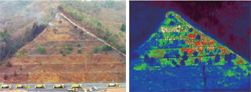 【2021年2月】北関東道足利市山林火災延焼状況のモニタリングのイメージ画像