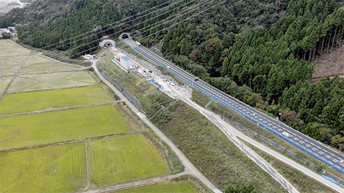 磐越道　三川IC～安田IC　宝珠山トンネル付近のイメージ画像