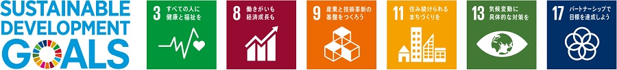 Image of major SDGs that the NEXCO EAST Group