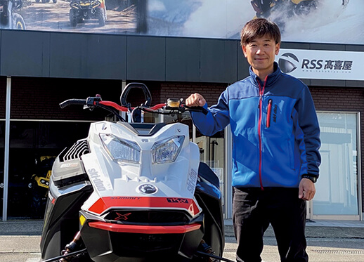 Photograph of Mr. Moriyuki Takahashi, Representative Director of Off-Road Vehicle Association