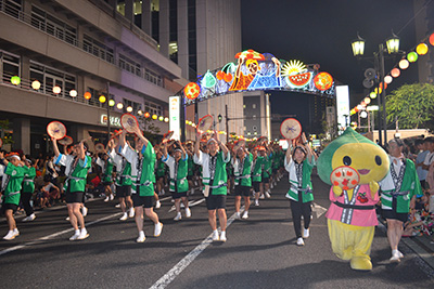 Image 2 about participation in the "Yamagata Hanagasa Festival"