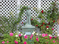 图像链接到小王子PA雕像和玫瑰花园的图像下载页面