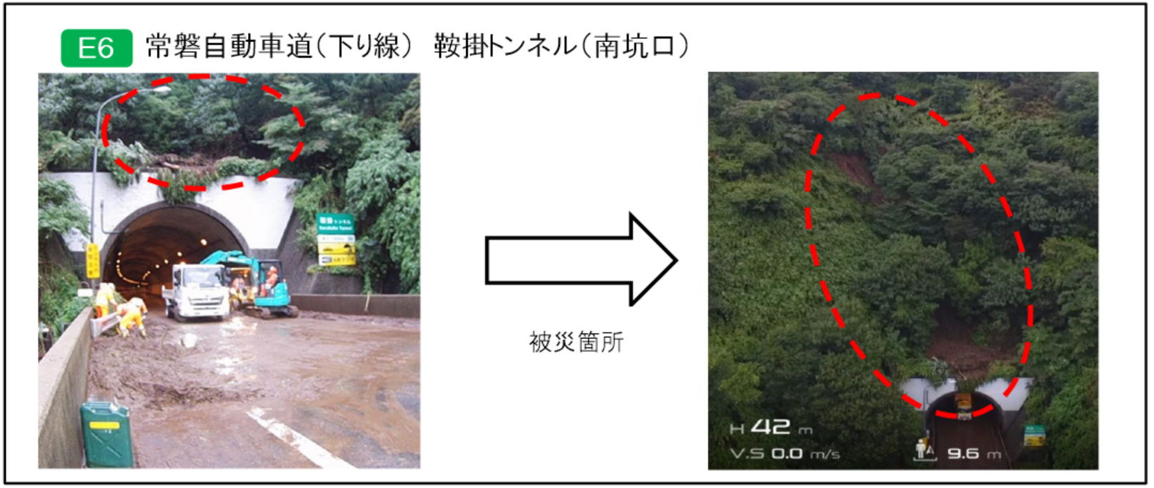 E6】常磐自動車道における土砂災害について～上り線 通行止め解除