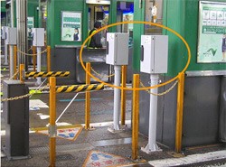 レーン上操作器の写真