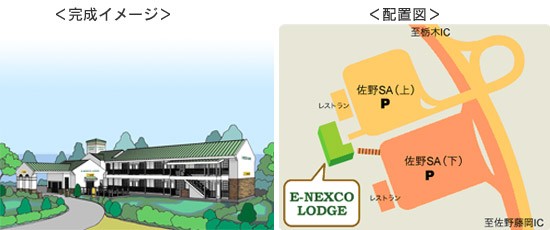 完成イメージと配置図のイメージ画像