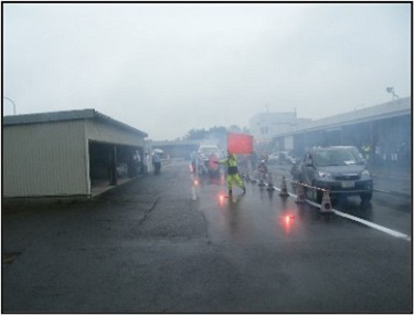 （事故処理訓練）の写真