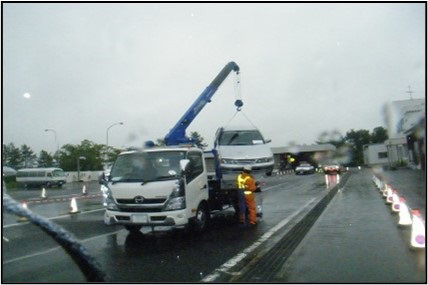 （事故車排除訓練）の写真