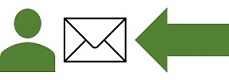 サービス利用の流れ　サービス利用者　メール受信のイメージ画像1