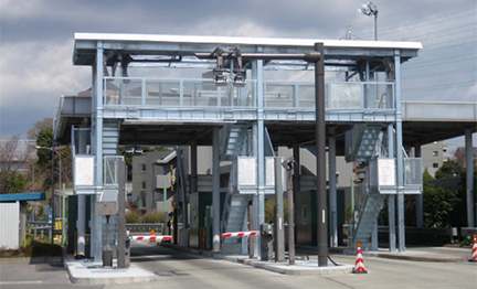 Photo of completed construction (Kawakami IC (Out-bound) exit)