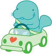 NEXCO東日本マナーアップキャラクター「マナーティ」のイメージ画像