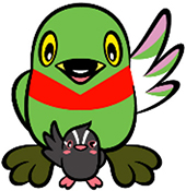 三郷市マスコットキャラクター「かいちゃん＆つぶちゃん」のイメージ画像