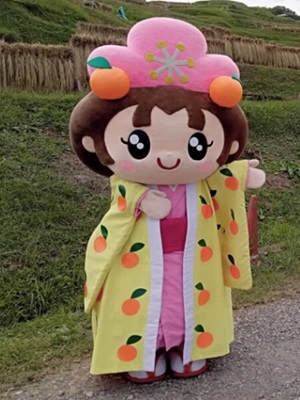 千曲市キャラクター「あん姫」の写真