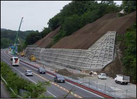 ② Photo of 4 lane construction