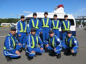 車限隊よりトラックドライバーの皆さまへの写真