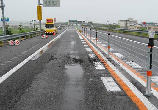 [Road surface damage situation] photo