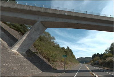 Photograph of this road bridge repair work [before construction]