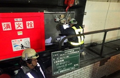 非常用設備更新の写真