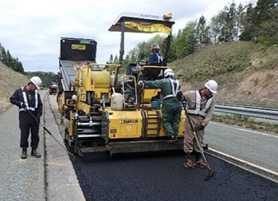 舗装補修工事　施工後（イメージ）の写真