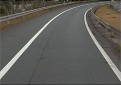 舗装損傷状況の写真