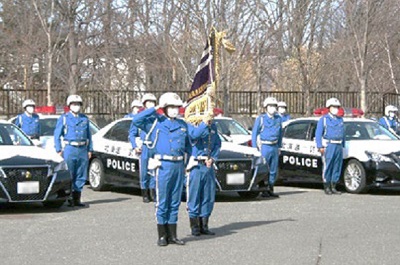 Photograph of the traffic safety campaign dispatch ceremony held in 2021 1