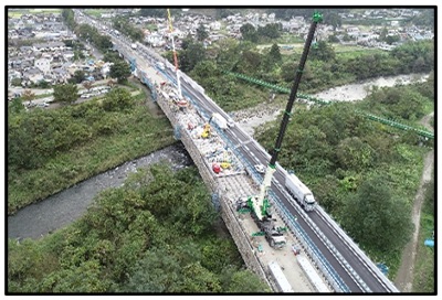 [路面交通管制状况]照片