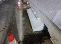 覆工受台完了状況の写真