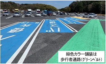バス優先マスの整備状況（【E2】山陽道　下松SA（下り））のイメージ画像
