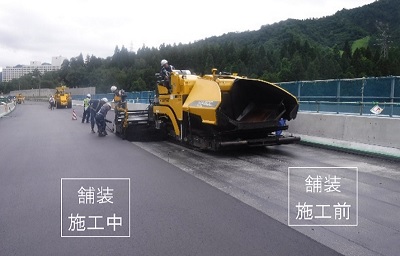 (4)舗装の施工のイメージ画像