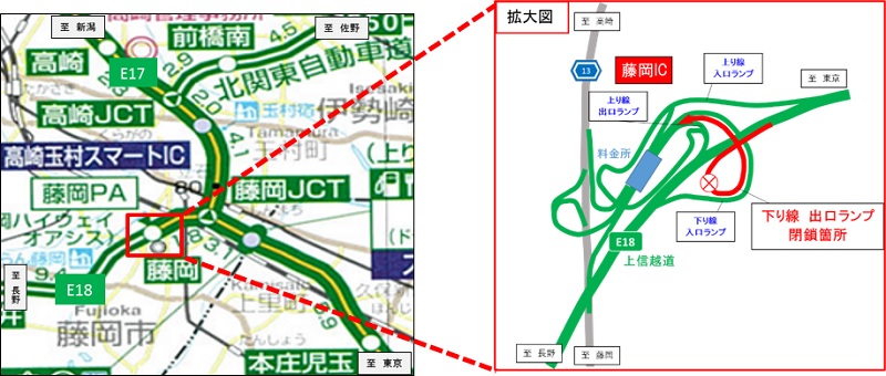 閉鎖箇所のイメージ画像