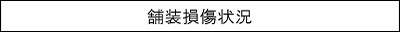 舗装損傷状況のキャプションのイメージ画像