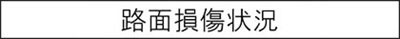路面損傷状況のキャプションのイメージ画像