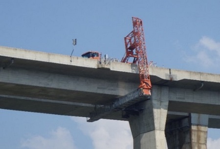 Photograph of bridge inspection