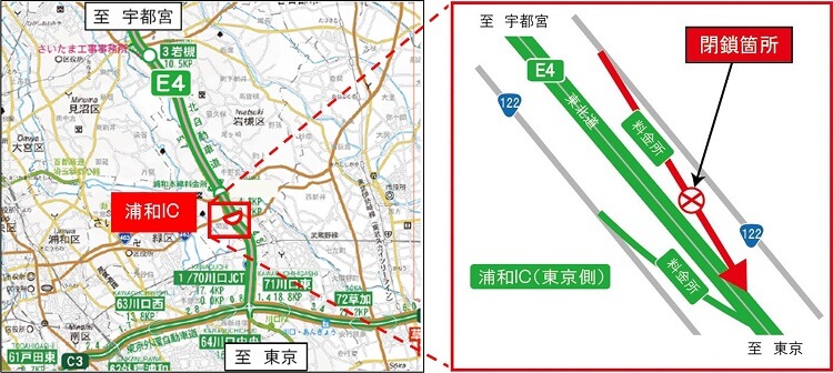 閉鎖箇所のイメージ画像