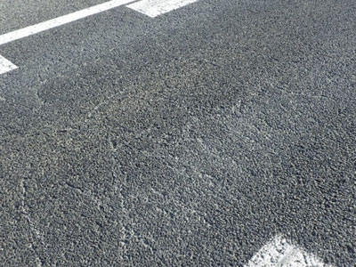 舗装損傷状況の写真