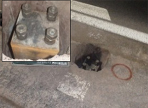 土留杭打設完了のイメージ画像