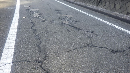舗装損傷状況のイメージ画像