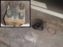 土留杭打設完了のイメージ画像