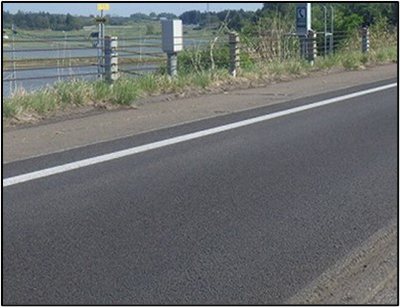 Photo of completion of pavement repair (image)