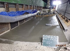 Photo of [concrete placing situation]