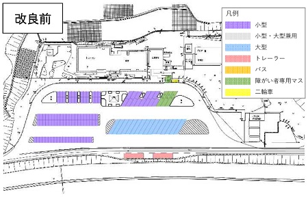 安佐SAの改良前のイメージ画像